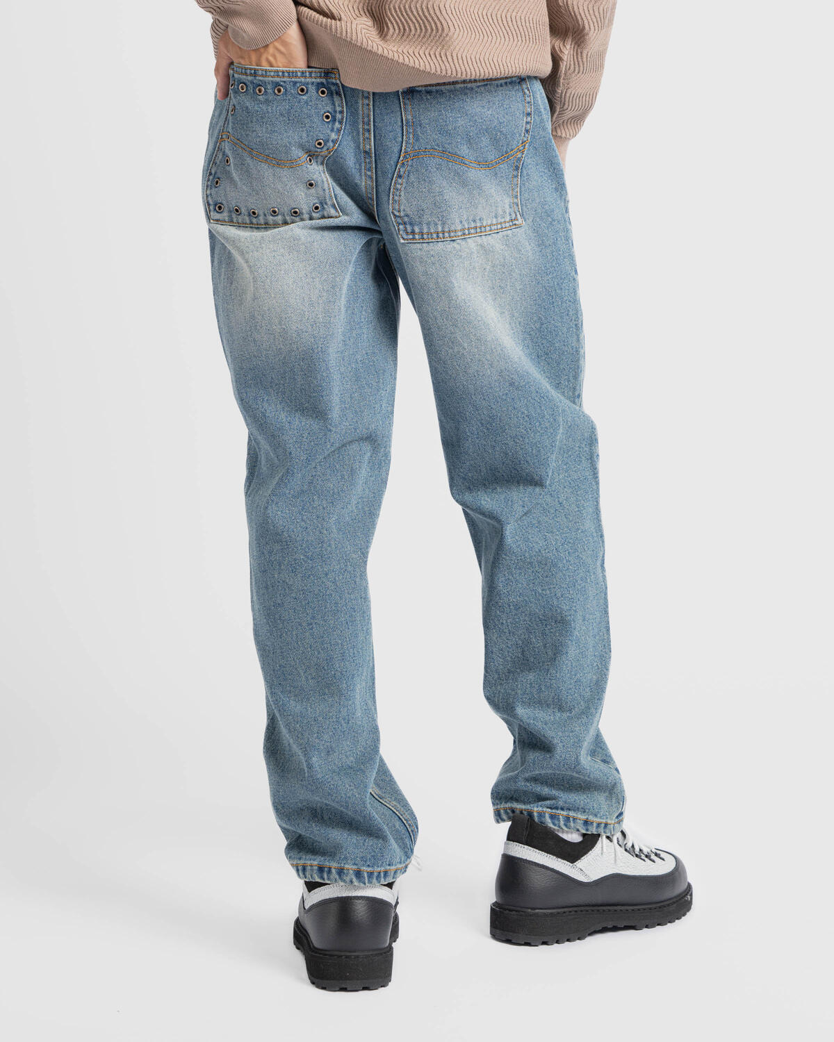 Dime Classic Relaxed Denim Pants | DIMEFA2445SBIND | AFEW STORE